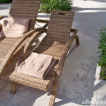 Adult and kid-sized pool loungers Hotel Xcaret Mexico pool loungers