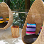 Some of the chairs by Casa Tierra elevators Hotel Xcaret Mexico Casa Fuego furniture