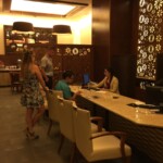 Premium Lounge check-in desk at the Caribe Barcelo Maya Caribe Premium Lounge