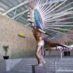 Maya Mall statue at the Caribe Barcelo Maya Caribe Maya Mall