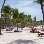 Typical beach scene at the Barcelo Barcelo Maya Grand beach