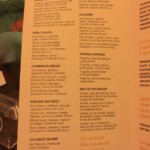 Restaurant cocktail list Barcelo Maya Grand Resort restaurant cocktail list