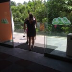 Exiting Strikers to play mini-golf Barcelo Maya Caribe mini-golf