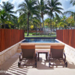 Barcelo Maya Caribe swim-up suite terrace and pool