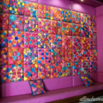 Outside the Mexico Lindo restaurant Barcelo Maya Beach artwork