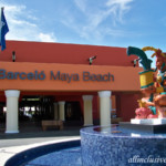 Beach resort entrance Barcelo Maya Beach resort entrance