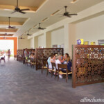 Covered exterior walkway between the Beach and Caribe resorts--excursion information obtained here Barcelo Maya Grand excursion information