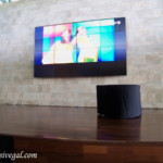 Screen area where the teen disco is located at the Maya Mall Barcelo Maya Caribe teen disco