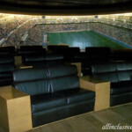 Separate viewing room at Strikers sports bar Barcelo Maya Caribe sports bar viewing room