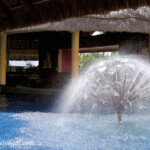 Outside the chapel Barcelo Maya Colonial chapel area