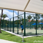 Paddle ball court at the Colonial Barcelo Maya Colonial paddle ball