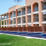 One of two swim-up suite buildings Barcelo Maya Caribe swim-up suites