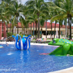 Colonial kid's water park area Barcelo Maya Colonial kid's water park