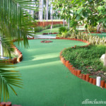 Mini-golf at the Caribe Barcelo Maya Caribe mini-golf