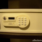 Digital safe in the Jr. Suite Barcelo Maya Palace digital safe