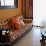 Sitting room in the Jr. Suite Barcelo Maya Palace Jr. Suite sitting room