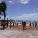Beach volleyball at the Beach resort Barcelo Maya Beach--beach volleyball