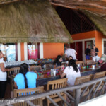 Pottery painting at the Beach resort Barcelo Maya Beach pottery painting