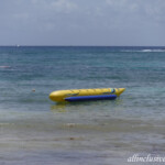 Banana boats available, but I never saw anyone on them Barcelo Maya Colonial water sports