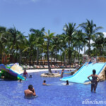 Kid's water park at the Colonial Barcelo Maya Colonial kid's water park