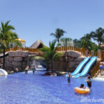 Kid's water park at the Colonial Barcelo Maya Colonial kid's water park