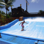 FlowRider "lessons". Try and sign up the day prior. Barcelo Maya Caribe FlowRider