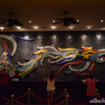Behind the Palace front desk Barcelo Maya Palace lobby