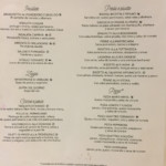 Grand Palladium Costa Mujeres Portofino menu