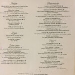 Portofino restaurant menu Grand Palladium Costa Mujeres Portofino menu