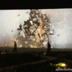 Large screen with nightly displays by the Village area. Visually stunning, don't miss it. Grand Palladium Costa Mujeres screen display