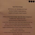 Tapeo menu TRS Coral Hotel Tapeo menu