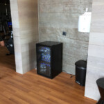 Water bottles at the gym Grand Palladium Costa Mujeres gym