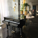 Piano in the TRS lobby by the bar TRS Coral Hotel lobby bar