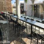 Sports bar outdoor seating Grand Palladium Costa Mujeres sports bar