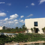 Spa/gym building, gym entrance doorway Grand Palladium Costa Mujeres spa/gym
