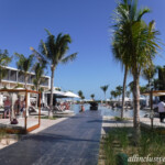 Approaching TRS Coral pool TRS Coral Hotel pool area