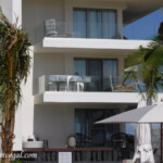 Corner oceanfront balconies at TRS guest room building #2 TRS Coral Hotel corner balconies