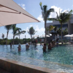 TRS pool aqua cycling class TRS Coral Hotel aqua cycling class