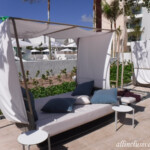 Main GP pool day bed, first come first served Grand Palladium Costa Mujeres main GP pool