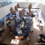 Poseidon restaurant view, top floor Grand Palladium Costa Mujeres Poseidon restaurant