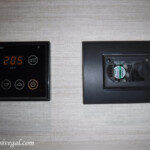 Typical light switch and aromatherapy pod holder TRS Coral Hotel bedroom