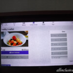 Room service menu on the flat screen TRS Coral Hotel Loft Suite