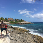 Coastline at Xcaret Xcaret Park coastline