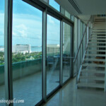 The stairs between the 5th and 6th floors for Aqua Club guests Live Aqua Beach Resort Cancun Aqua Club stairs