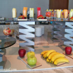 Aqua Club Lounge serves continental breakfast Live Aqua Beach Resort Cancun Aqua Club breakfast