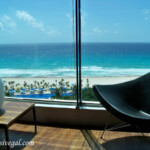 View from the Aqua Club Lounge Live Aqua Beach Resort Cancun Aqua Club view