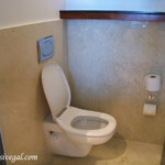 Toilet--it has a door Live Aqua Beach Resort Cancun guest bathroom