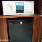 Digital safe above the mini-bar Live Aqua Beach Resort Cancun digital safe
