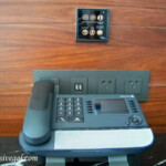 Lots of plugs for devices Live Aqua Beach Resort Cancun Aqua Club room