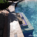 Pool entry steps for Bali beds at the main pool Iberostar Tucan/Quetzal main pool